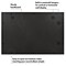 Americanflat 25x16.5 Vinyl Record & Album Art Picture Frame - Includes Double Black and White Mat with Mounting Board - Record Album Frame - Shatter Resistant Glass - Hanging Hardware - Black